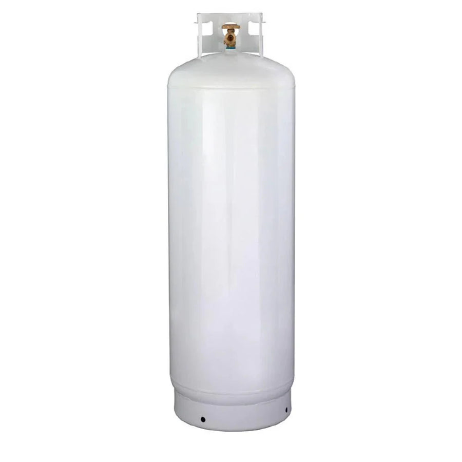 100LB (23 Gal) Multi-Valve Propane Tank with High Capacity Filler, Great for Mixed Heating Systems, Home fireplaces, Dryers and Grills - image 1