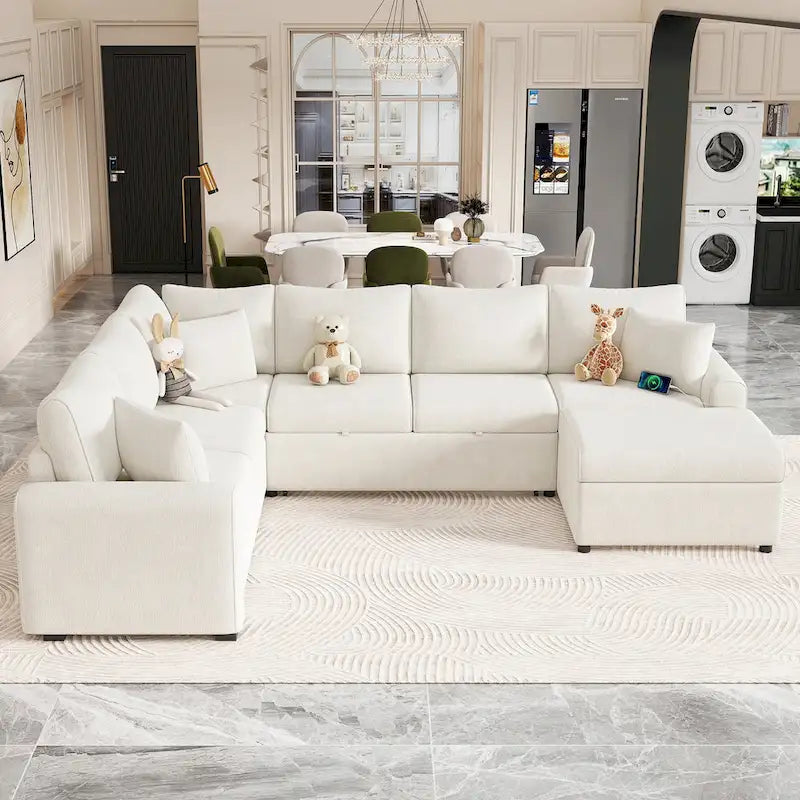 Sectional Sofa Pull-out Sofa Bed Sleeper - image 1