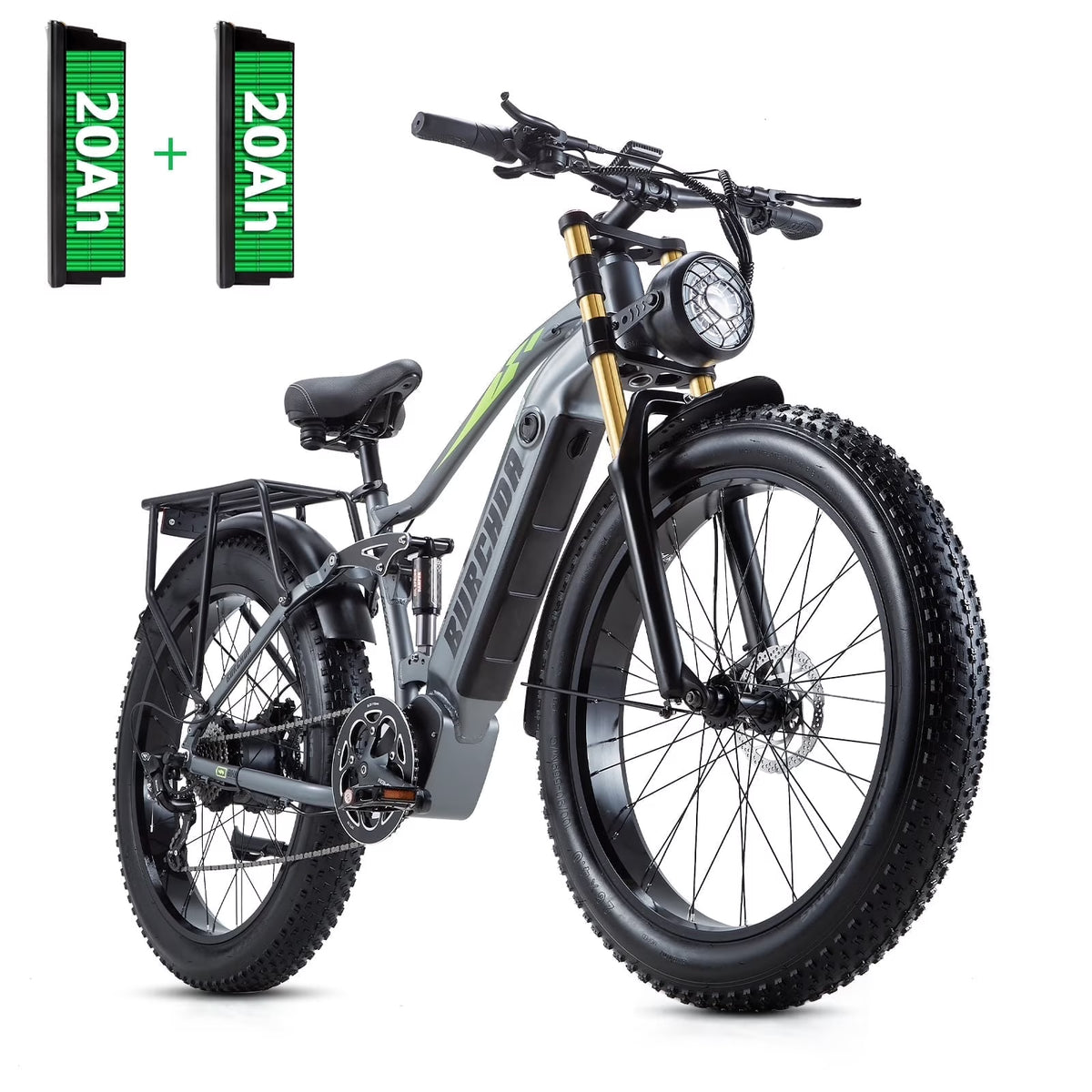 Electric Bike for Adults 26'', 1000W E - Mountain Bike 48V 30/20ah UL2849 Removable Battery, Fat Tire Ebike up to - image 5