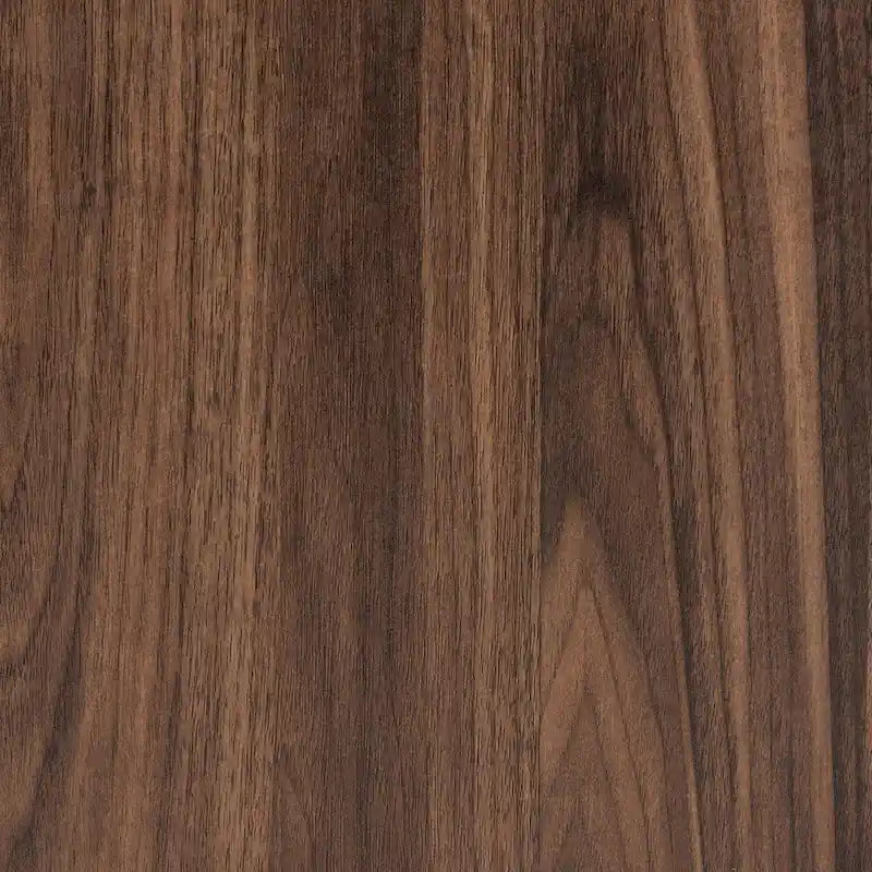 Sadia Contemporary Walnut Brown Wood and Black Metal 1-Drawer Side Table - image 9