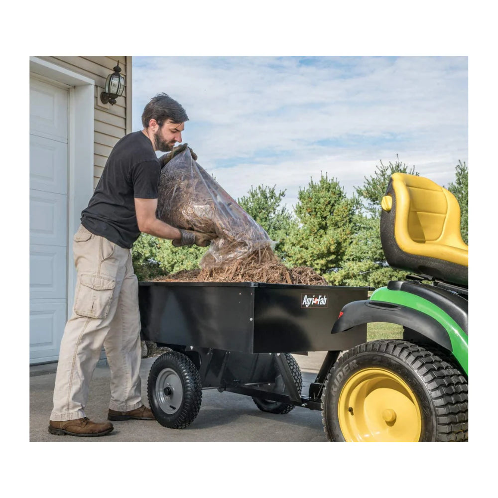 Agri-Fab Utility Tow Behind Steel Dump Cart, 750 Pound Capacity - image 8