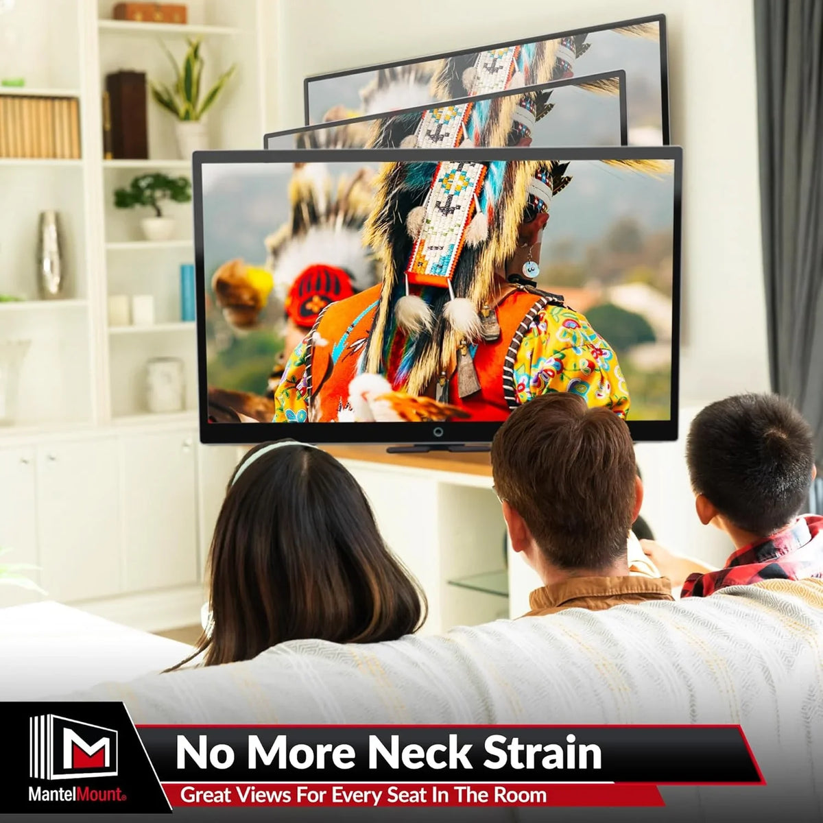 MantelMount MM540 Fireplace TV Mount, 40–80", Auto-Straightening - image 6
