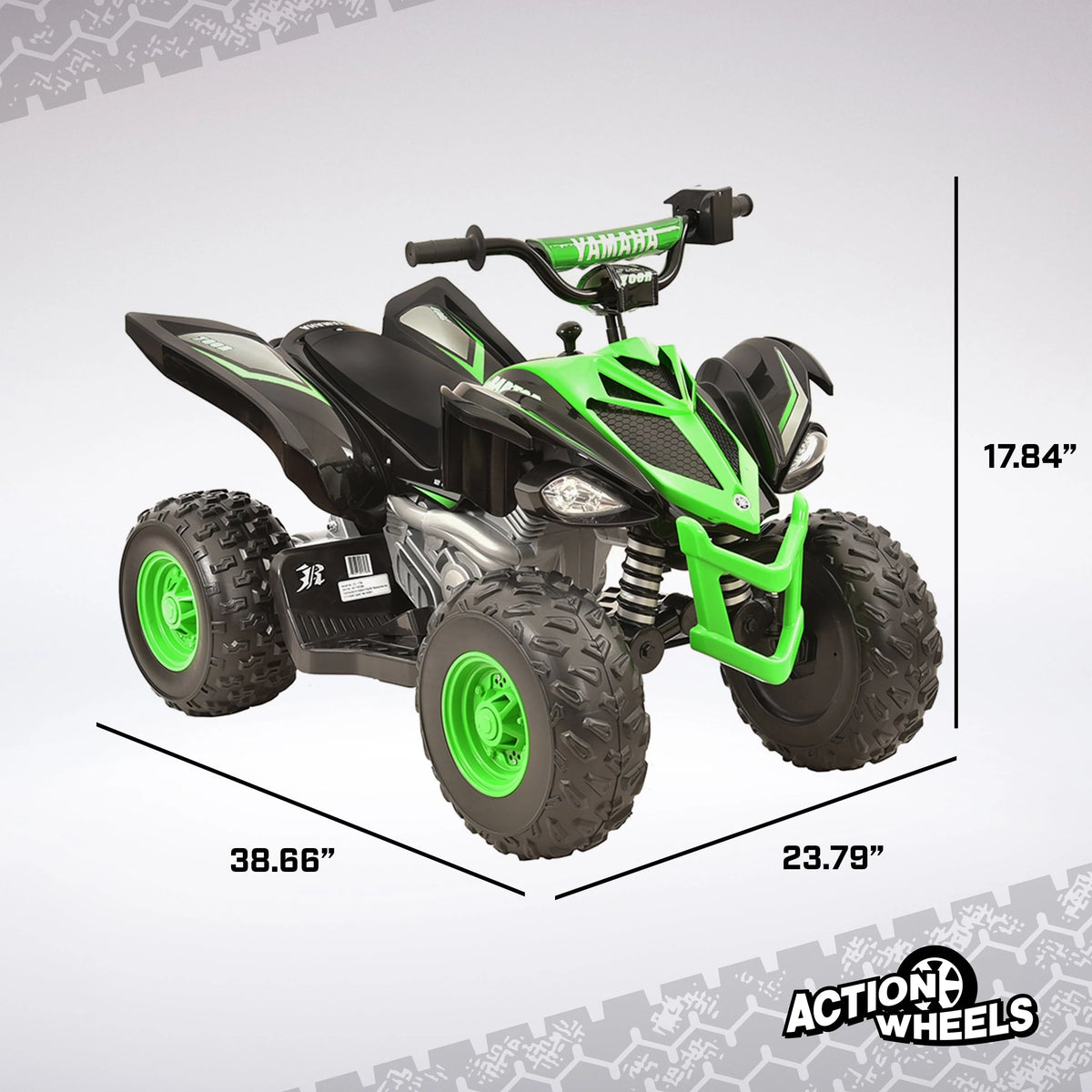 Yamaha 12V Raptor ATV Powered Ride-on for Boys & Girls, Ages 3+, up to 5 MPH - image 4