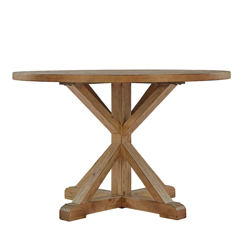iNSPIRE Q Artisan Benchwright X-Base 48-Inch Round Dining Set - image 11