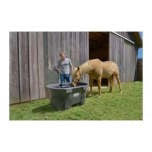 Rubbermaid FG424500BLA Livestock Tank (Model Year 2025), 150 Gallon Capacity, Plastic, Black - image 6