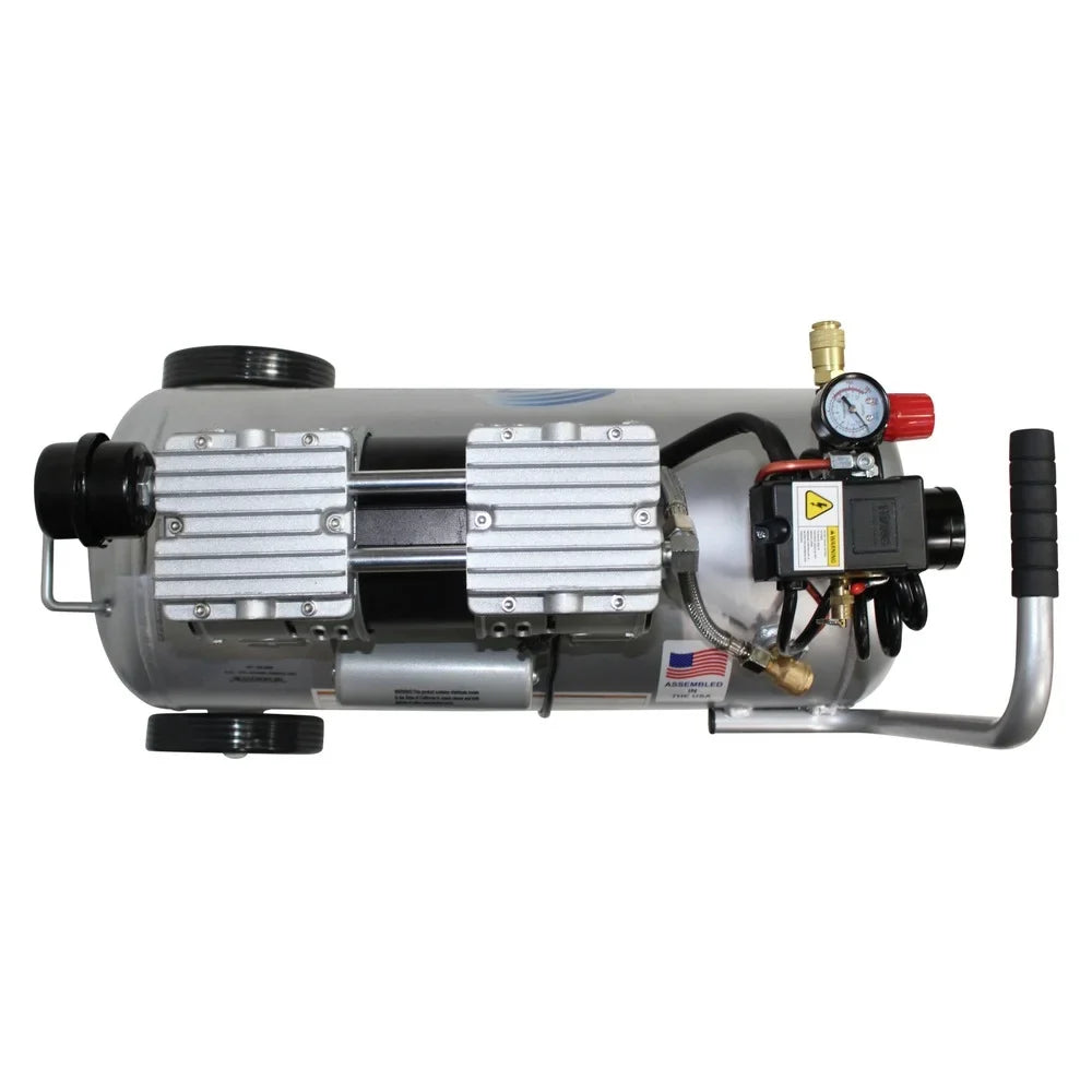 California Air Tools CAT-8010AD 1 HP 8-Gal. Ultra-Quiet and Oil-Free Steel Tank Air Compressor with Auto Drain Valve - image 6