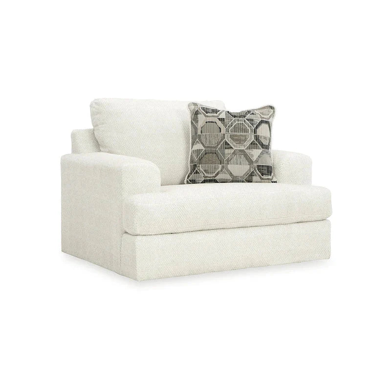 Signature Design by Ashley Karinne Oversized Linen Chair - Dimensions: 51" W x 41" D x 39" H - image 2