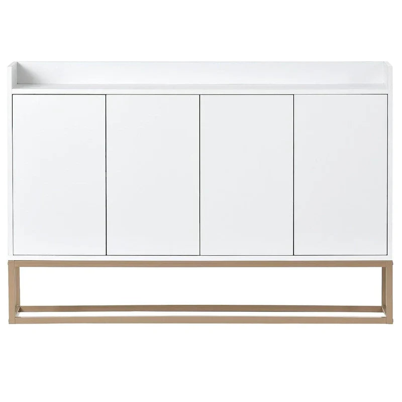47.2-Inch Modern Sideboard/Buffet with Spacious Table and Four Doors - image 4