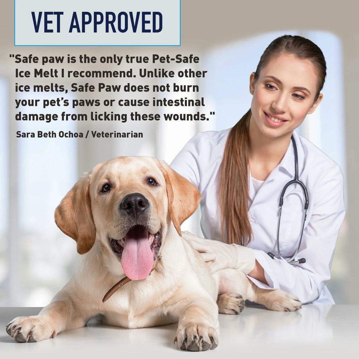 Safe Paw Pet Safe Ice Melt, 100% Salt and Chloride free with Traction Agent, Non-Toxic, Fast Acting, Lasts 3X Longer -C 35 Lbs - image 10