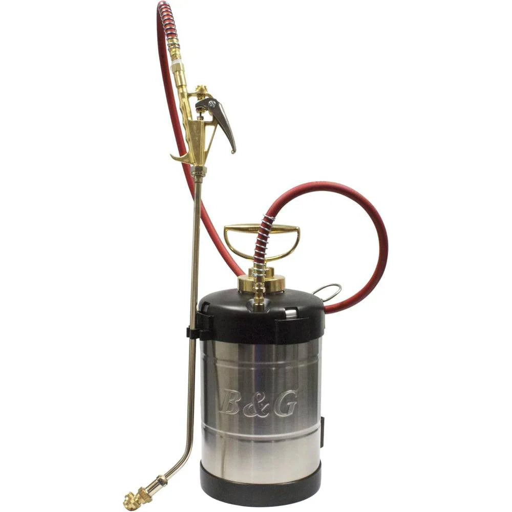 B&G 1 Gal Stainless Steel Sprayer with 18" Multeejet Tip - image 1