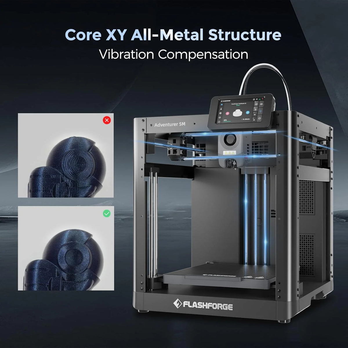 Adventurer 5M 3D Printer with Auto Leveling & High Speed - image 8