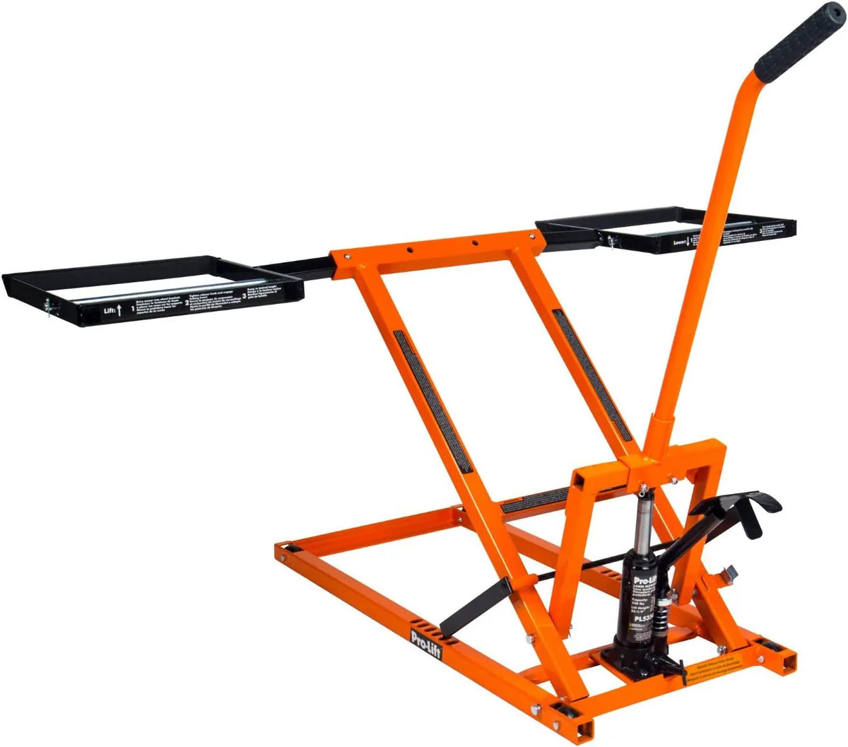 Pro-LifT Lawn Mower Lift Jack - 350 Lbs Capacity for Tractors and Zero Turn Lawn Mowers - image 1
