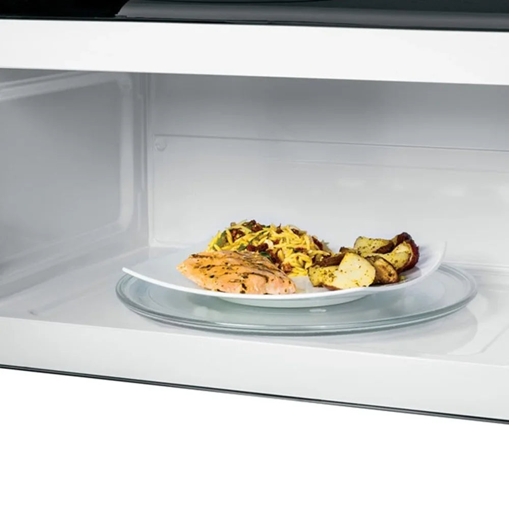 GE JVM3160RFSS 1.6 Cu. Ft. Over-the-Range Microwave Oven Stainless Steel Bundle with Deco Chef Pair of Red Heat Resistant Oven Mitt and 3 YR CPS Enhanced Protection Pack - image 9