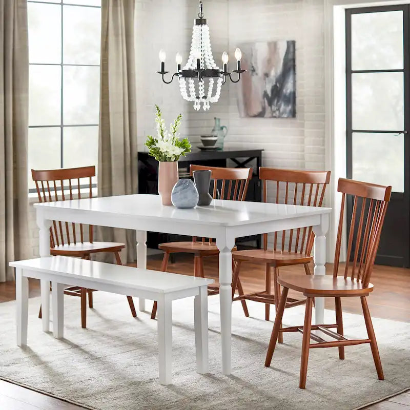 Set of 2 Venice Solid Wood Spindle Dining Chairs by Simple Living - image 15