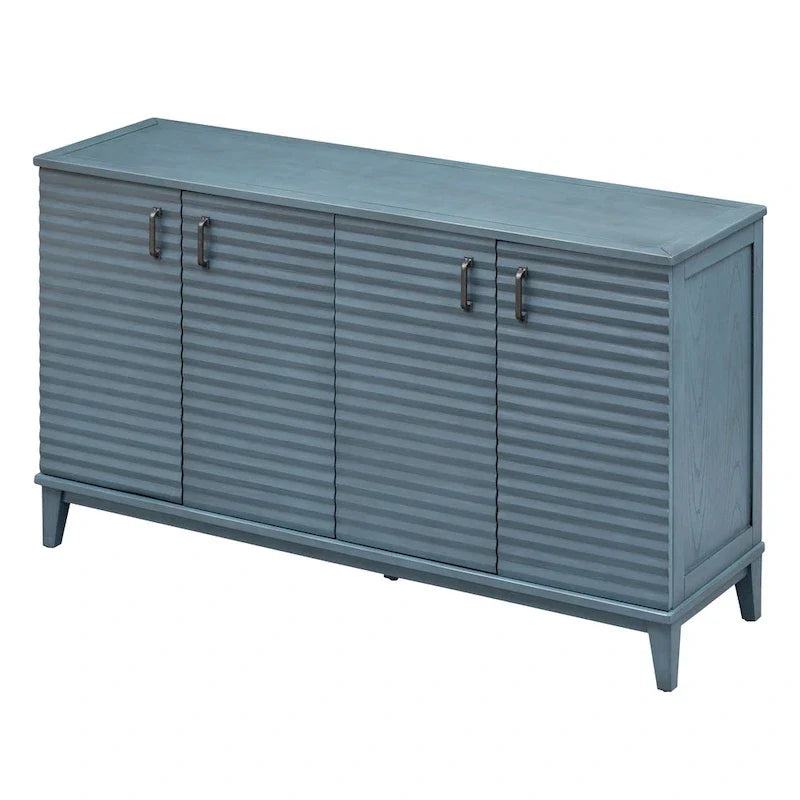 Large 4-Door Sideboard Buffet with Adjustable Shelves for Ample Storage - image 28