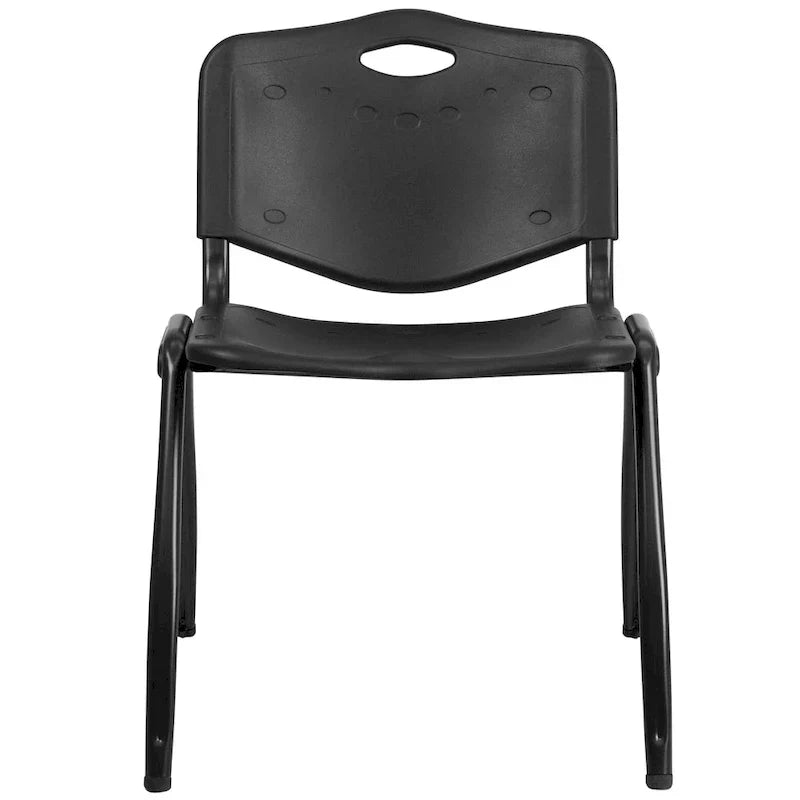 880 lb. Capacity Heavy-Duty Plastic Stackable Chair with Carrying Handle - image 10