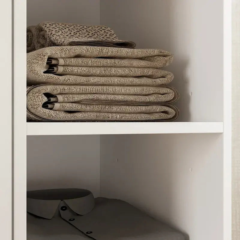 Modern Wardrobe Armoire with Mirror Door Drawers and Shelves - image 20