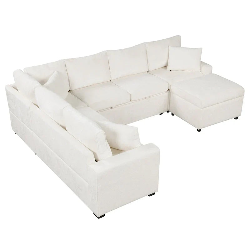 Sectional Sofa Pull-out Sofa Bed Sleeper - image 10