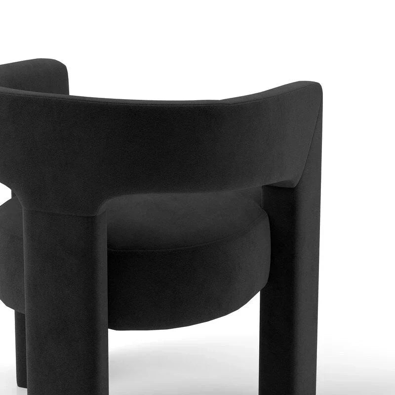 SEYNAR Contemporary Glam Velvet Dining Chair with Open-Back Design - image 26