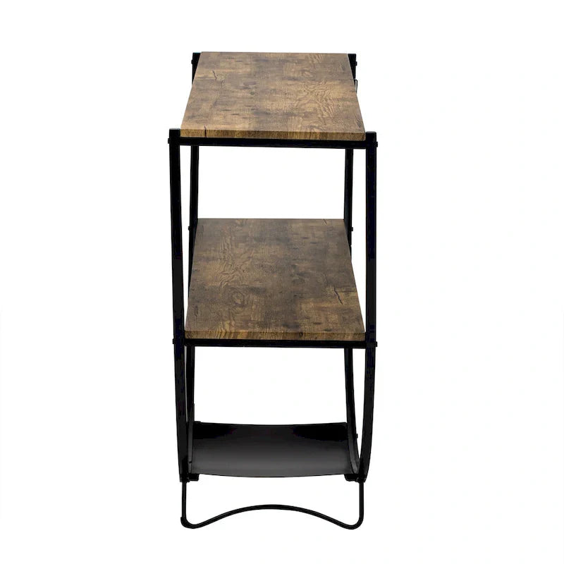 Merax Rustic Industrial Demilune Console Table - image 6