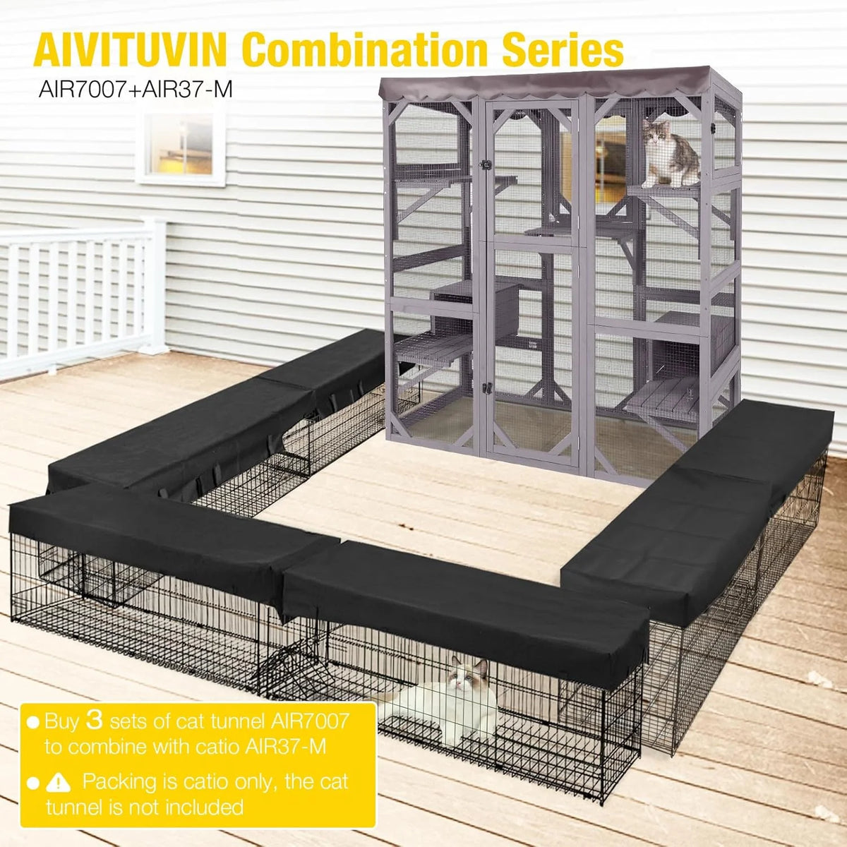 Large Walk-In Outdoor Cat Enclosure - image 6