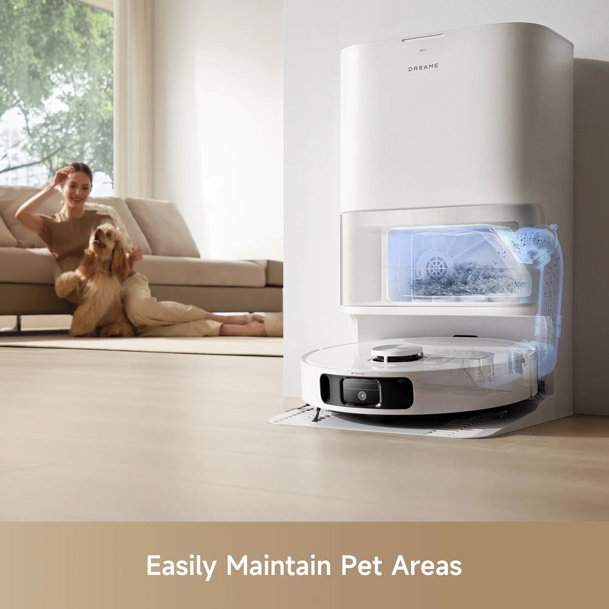 Dreame 2-in-1 Robot Vacuum and Mop, Auto Mop Raising, 7000Pa Suction, Self-Emptying Base, L20 Ultra - image 18