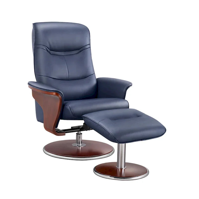 Artiva USA Milano Recliner Chair and Ottoman Set - image 3