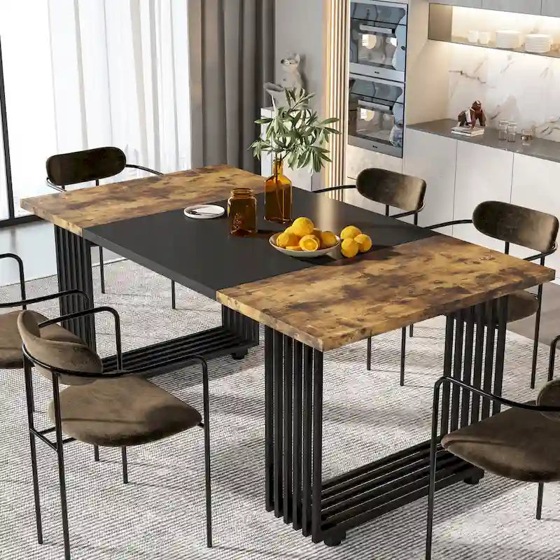 Contemporary 70.8-Inch White Dining Table for 6-8 Guests - image 20