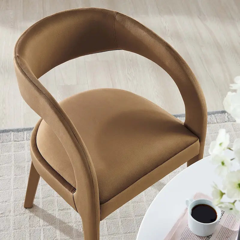 Set of Two Pinnacle Performance Velvet Dining Chairs - image 15