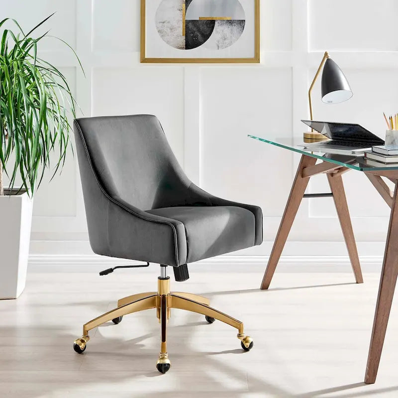 Discern Velvet Performance Office Chair - image 47