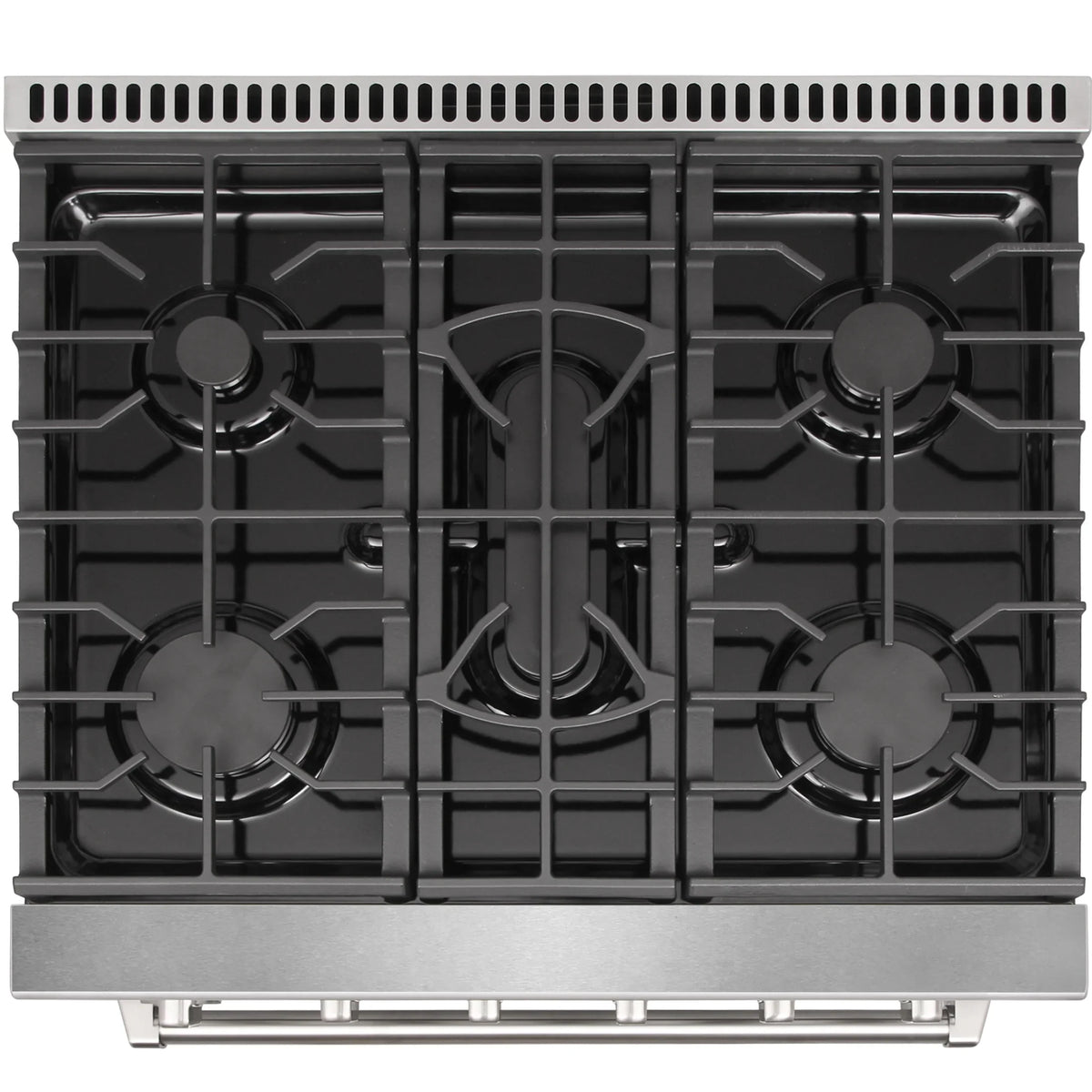 KOSTCH 30-in 5 burners 4.55-cu ft Convection Oven Freestanding Liquid Propane Gas Range ( Stainless steel ) - image 8