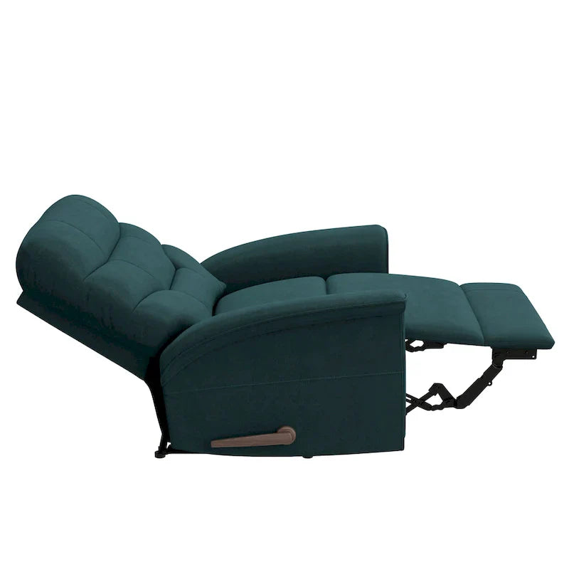ProLounger Beck Space-Saving Medium Blue Microfiber Recliner - image 5