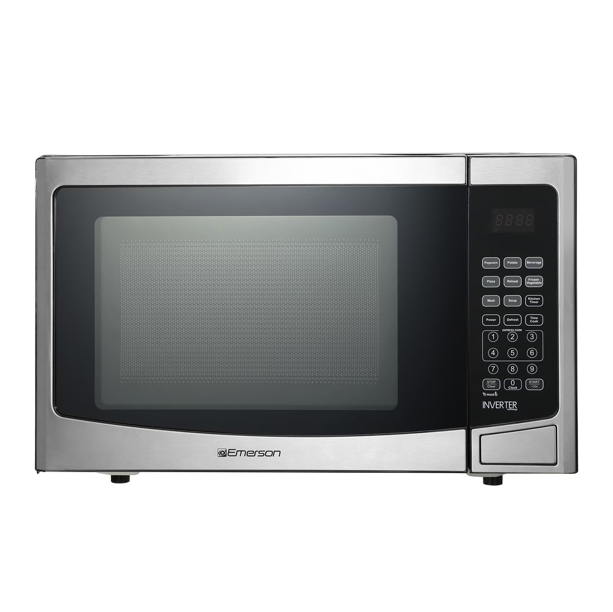Emerson 1.2 Cu Ft, 1000W Stainless Steel Countertop Microwave Oven with Inverter Technology, Touch Control, MWI1212SS - image 1
