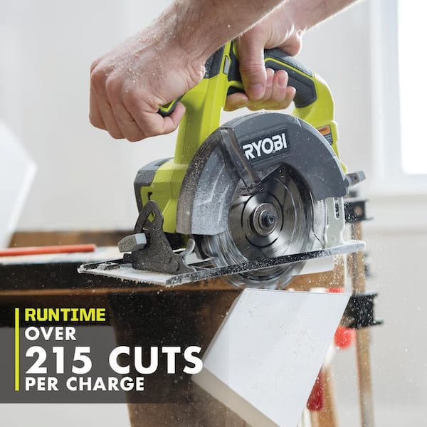 ONE+ 18V Cordless 6-Tool Combo Kit with 1.5 Ah Battery, 4.0 Ah Battery, and Charger - image 9