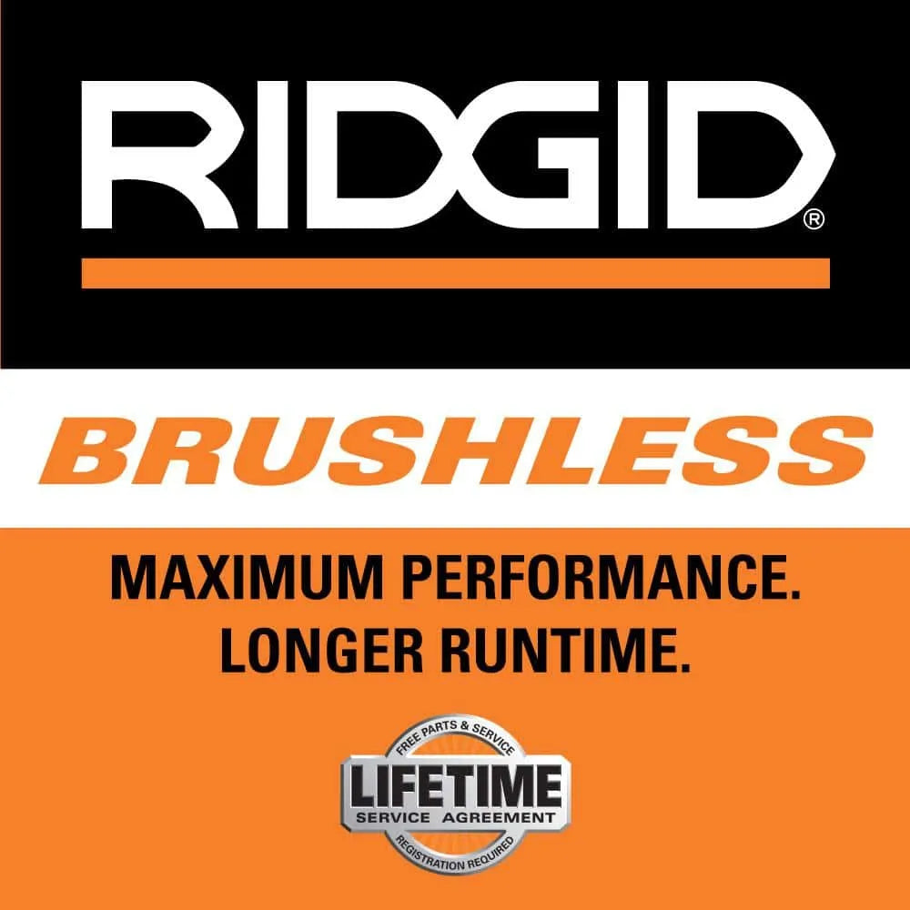 RIDGID 18V Brushless Cordless 4-1/2 in. Paddle Switch Angle Grinder with (2) 4.0 Ah Batteries, Charger, and Bag R86047B-AC93044SBN - image 2