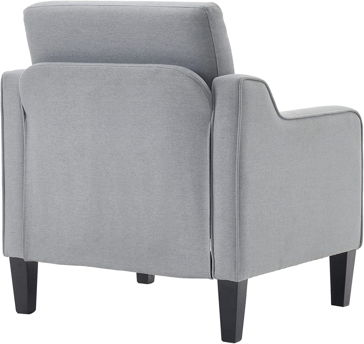 VINGLI Mid-Century Accent Chairs, Upholstered Linen Armchairs for Living Room/Bedroom, Beige (Set of 2) - image 22