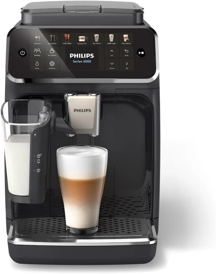 Philips 4400 Series Fully Automatic Espresso Machine – 12 Hot & Iced Coffees, Quick-to-Clean LatteGo Milk System, SilentBrew, QuickStart, Ceramic Grinder, New 2025 Model, Black (EP4441/20) - image 2