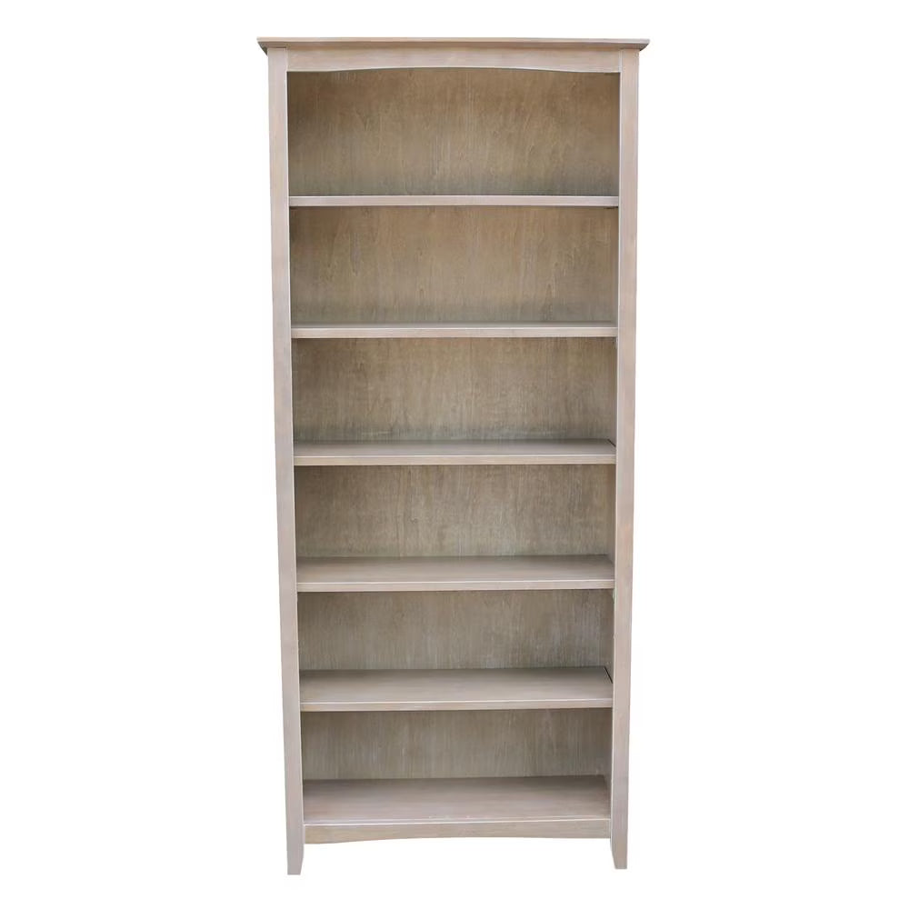 International Concepts Solid Wood Shaker Bookcase, 72 in H - image 5