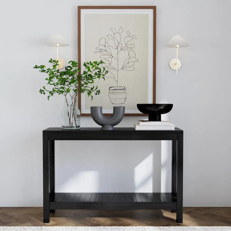 East at Main Petter Solid Wood Console Table with Shelf - image 2