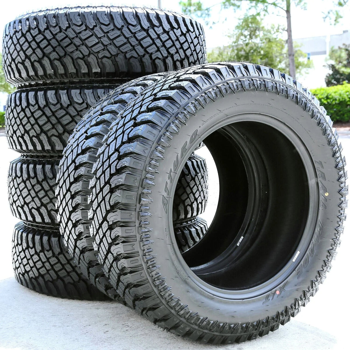 One set of 4 (four) X/T LT 295/60R20 126/123R E (10 ply) ATA /T all-terrain tires - image 10