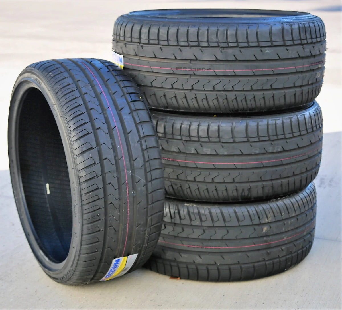One set of 4 (quad) 255/55R19 111V XL A/S full season tyres - image 2