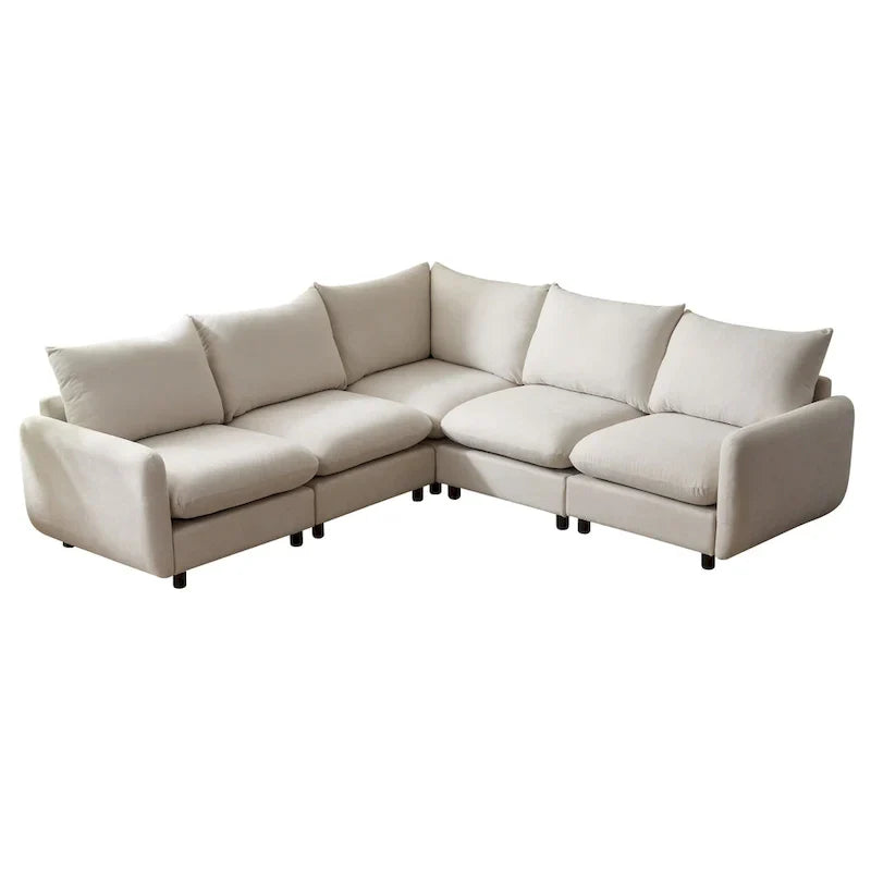 Christopher Knight Home - Evelyn Contemporary Modular L-Shaped Upholstered Sectional Sofa - image 18