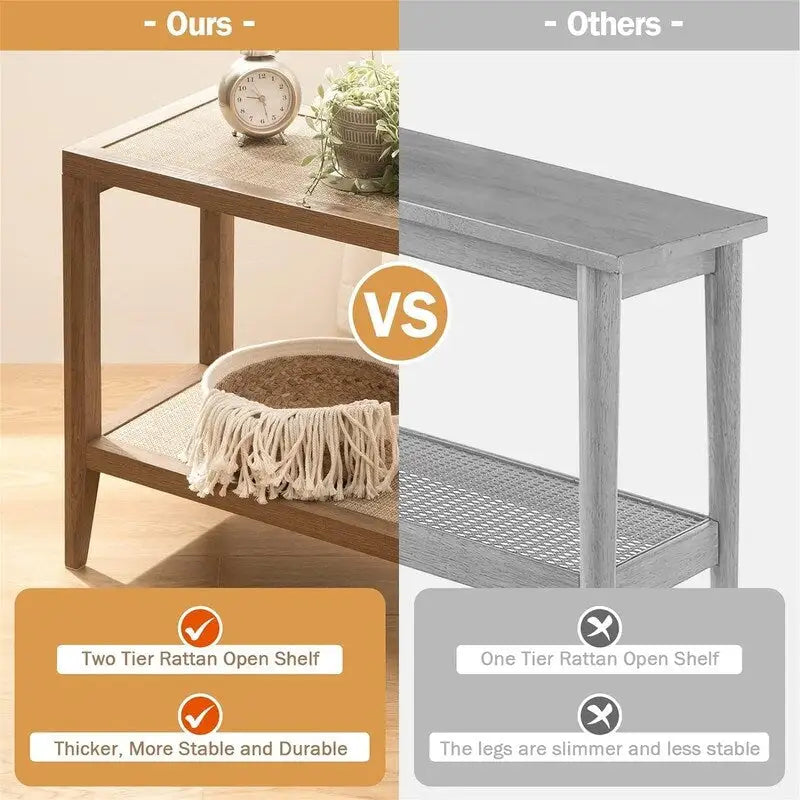 Set of 2 Living Room End Tables - Dimensions: 14D x 24W x 24H - image 3