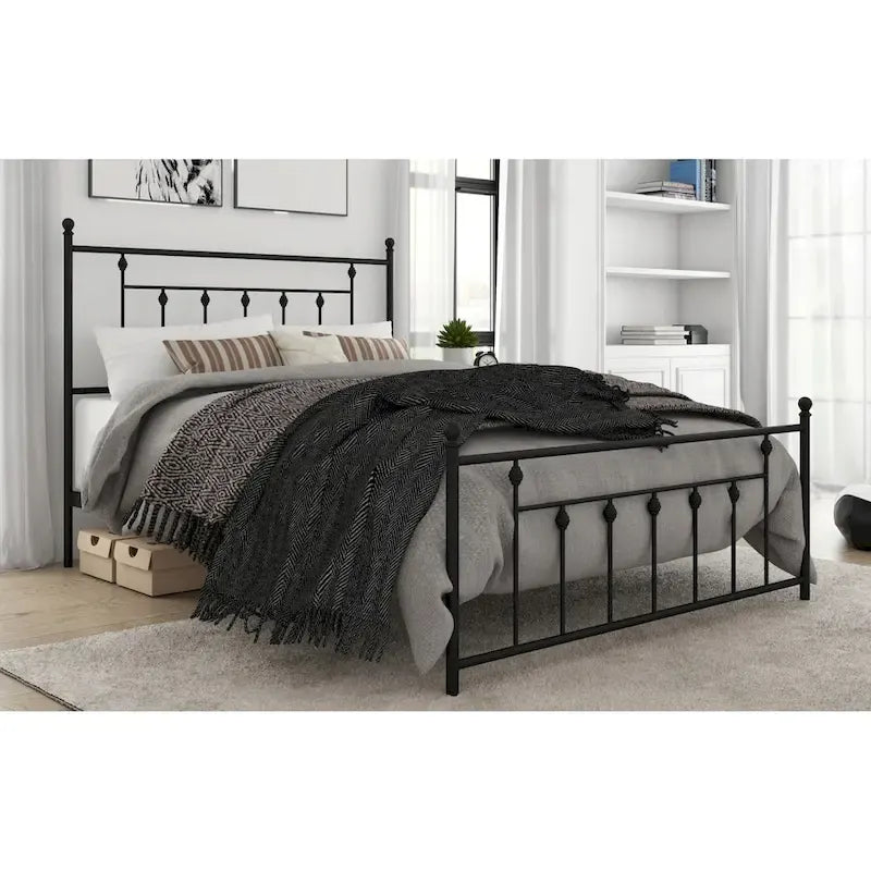 Melia Metal Bed Frame with Platform Design - image 11