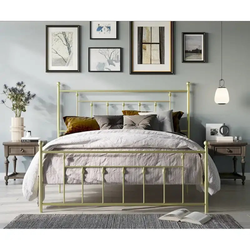 Melia Metal Bed Frame with Platform Design - image 12