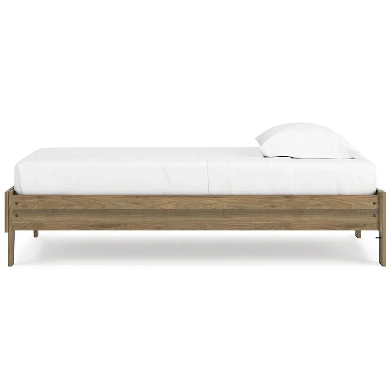 Signature Design by Ashley Deanlow Honey Wood Platform Bed - image 5