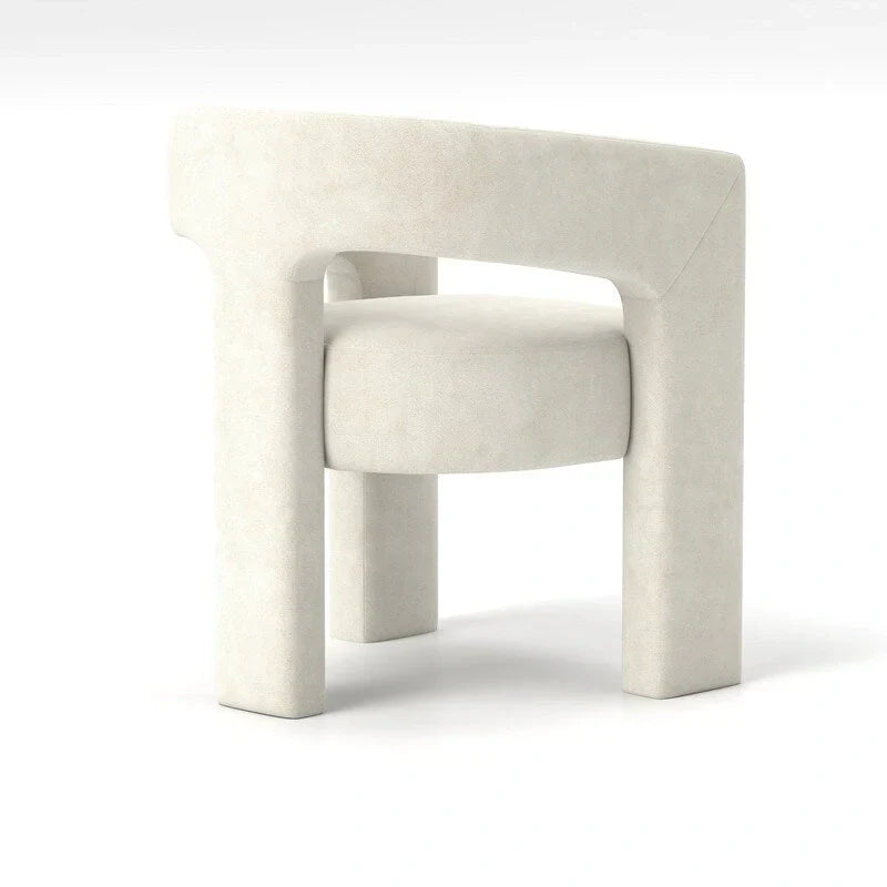 SEYNAR Contemporary Glam Velvet Dining Chair with Open-Back Design - image 37
