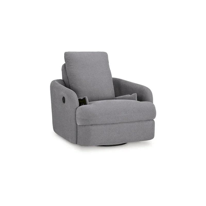 Signature Design by Ashley Modmax Dark Gray Reclining Swivel Glider Chair - image 5