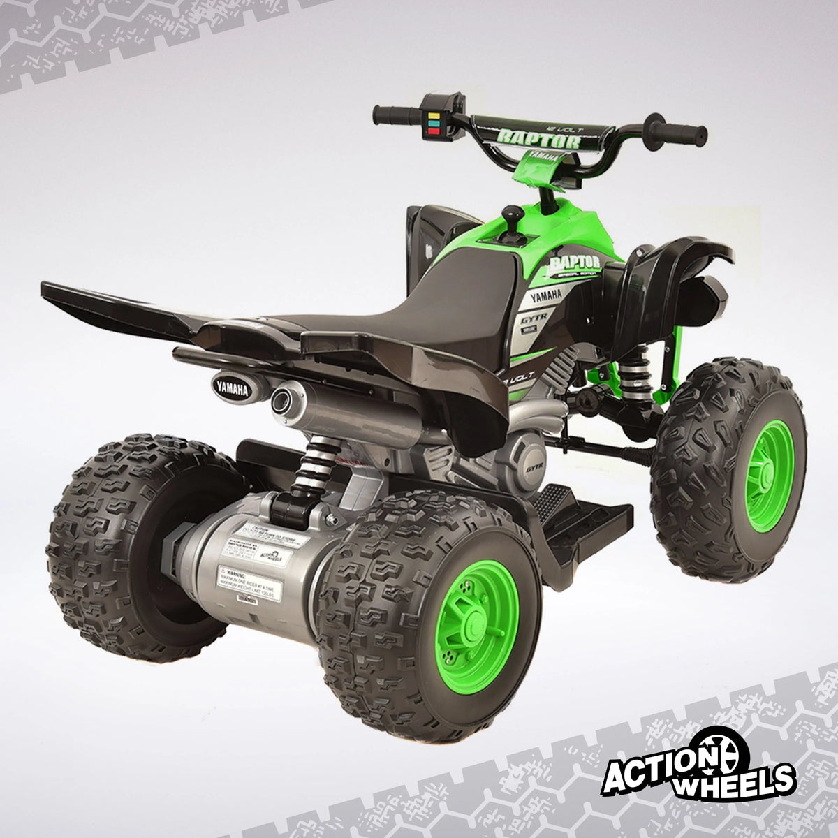 Yamaha 12V Raptor ATV Powered Ride-on for Boys & Girls, Ages 3+, up to 5 MPH - image 5