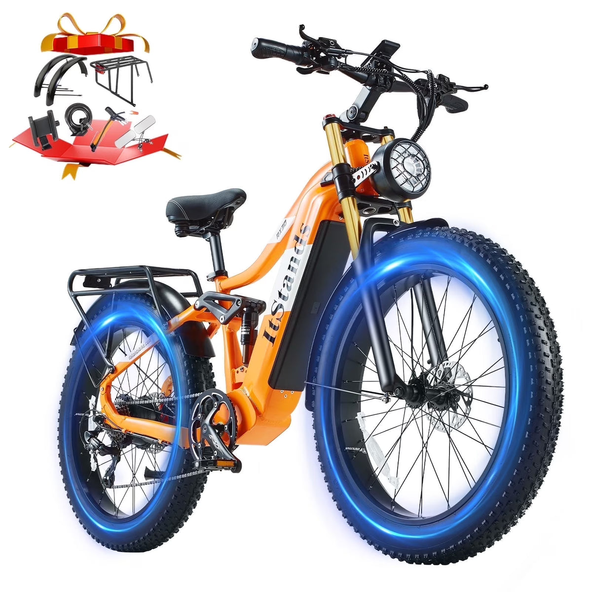Electric Bike for Adults 26'', 1000W E - Mountain Bike 48V 30/20ah UL2849 Removable Battery, Fat Tire Ebike up to - image 4